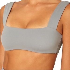 NWT WeWoreWhat Bandeau Bra Top in gray